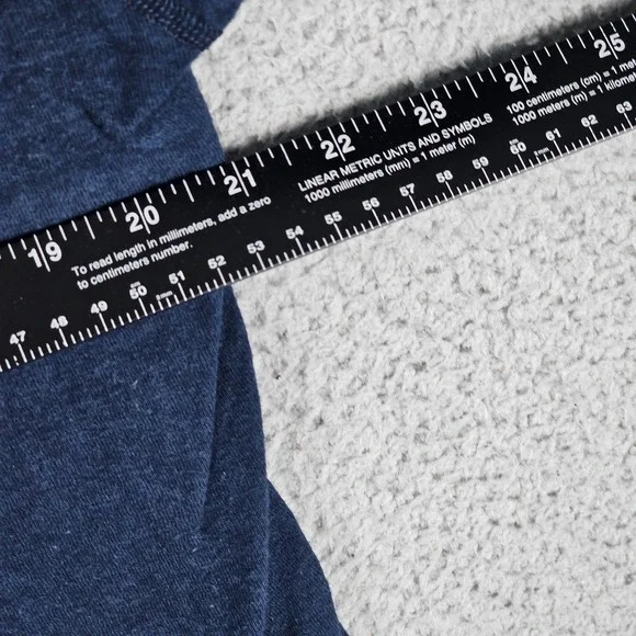 L.L. Bean River Driver Henley Shirt Mens Large Navy Long Sleeve Traditional Fit - Picture 4 of 7